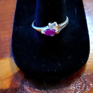 Ladies ruby ring